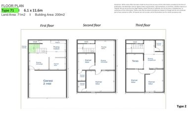 ANA RUMAH BARU INDENT UK 5.5X11.6M & 6.1X11.6M DI VIONA RESIDENCE DURI KEPA