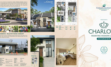 Charlotte CitraLand City Kedamean Gresik (Redefine Modern Collonial) - Subsidi DP 5%
