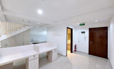 Terkoneksi Langsung ke Mall Central Park 2, Disewakan Neo Soho Residences Ebony 123M 2 Lantai Furnished Rapi bisa untuk Kantor Maupun Hunian Tinggal