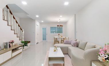ทาวน์โฮม 2 ชั้น รีโนเวทใหม่ หมู่บ้านพิมลกาญจน์ แจ้งวัฒนะ เลียบคลองประปา-ใกล้เมืองทองธานี