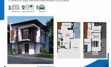 Townhouse for sale in Salud Street, Malhacan, Meycauayan, Bulacan