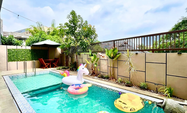 Villa Private Pool Strategis di Malang