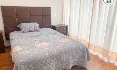 SOLÍS ALQUILA DEPARTAMENTO AMOBLADO EN RESIDENCIAL PRADERAS PARK, CAJAMARCA.