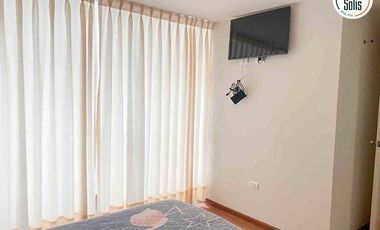 SOLÍS ALQUILA DEPARTAMENTO AMOBLADO EN RESIDENCIAL PRADERAS PARK, CAJAMARCA.