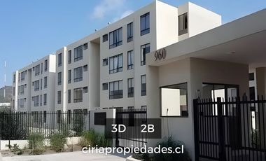 Departamento 3D/2B en Condominio Los Libertadores