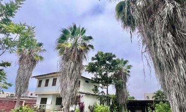 COSTA DE ORO: AMPLIO TERRENO CON CASA Y PALMERAS