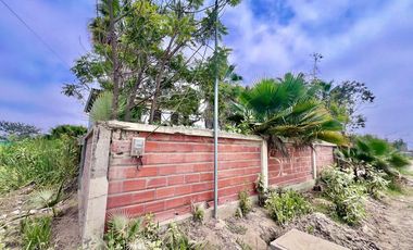 COSTA DE ORO: AMPLIO TERRENO CON CASA Y PALMERAS