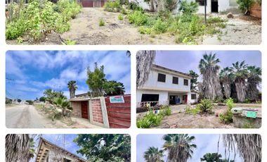 COSTA DE ORO: AMPLIO TERRENO CON CASA Y PALMERAS