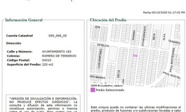 Se vende casa Ayuntamiento >Coyoacán
