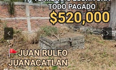 TERRENO EN VENTA EL SALTO JUANACATLAN