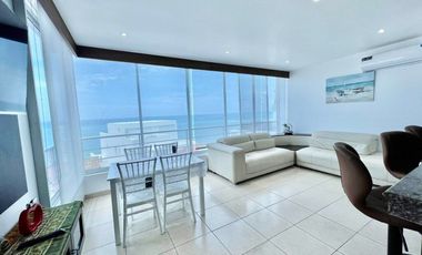 SAN LORENZO: ACOGEDOR DEPARTAMENTO FRENTE AL MAR CON PISCINA