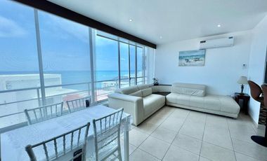 SAN LORENZO: ACOGEDOR DEPARTAMENTO FRENTE AL MAR CON PISCINA