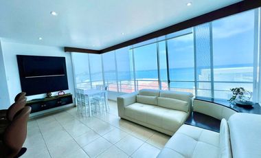 SAN LORENZO: ACOGEDOR DEPARTAMENTO FRENTE AL MAR CON PISCINA