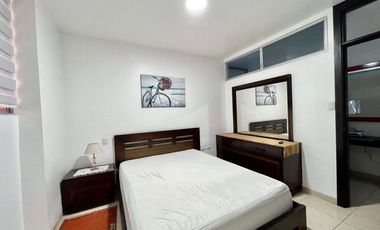 SAN LORENZO: ACOGEDOR DEPARTAMENTO FRENTE AL MAR CON PISCINA