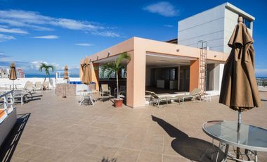 SAN LORENZO: ACOGEDOR DEPARTAMENTO FRENTE AL MAR CON PISCINA