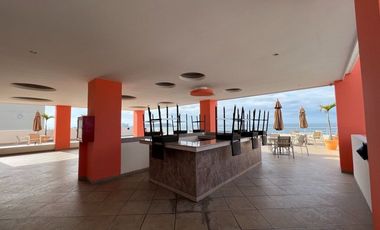 SAN LORENZO: ACOGEDOR DEPARTAMENTO FRENTE AL MAR CON PISCINA