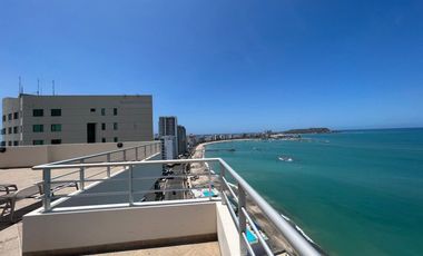 SAN LORENZO: ACOGEDOR DEPARTAMENTO FRENTE AL MAR CON PISCINA