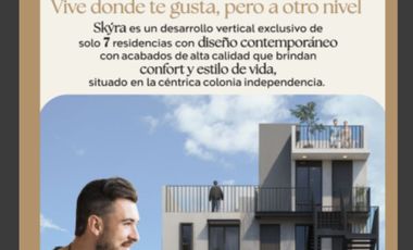 Departamento en venta en col. Independencia, Guadalajara Jal.