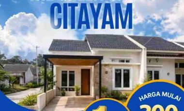 Rumah Murah di Citayam, Depok. READY Stok. Tipe 36/86 M2. 1 Juta All in. Dekat Stasiun Citayam.