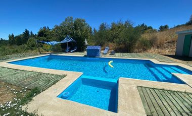 Parcela 5.000 m² + Casa 300 m² con Piscina. Colliguay - Chillán