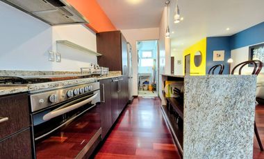 RENTA PENTHOUSE CON ROOF GARDEN PRIVADO Y AMUEBLADO EN NUEVO LEON CONDESA