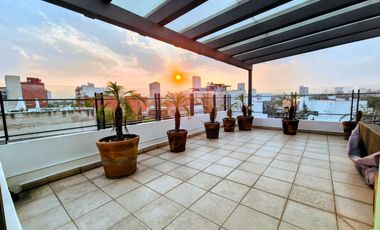 RENTA PENTHOUSE CON ROOF GARDEN PRIVADO Y AMUEBLADO EN NUEVO LEON CONDESA