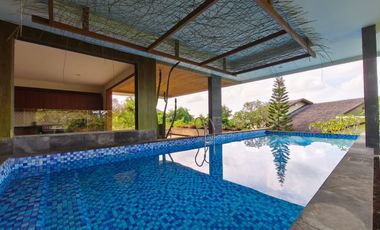 For Lease Monthly or Yearly Luxury Modern Villa With Big Stunning Pool And Sea View 3 Floor In Goa Gong, Jimbaran.