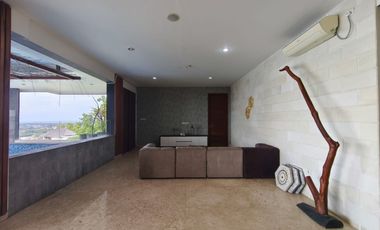 For Lease Monthly or Yearly Luxury Modern Villa With Big Stunning Pool And Sea View 3 Floor In Goa Gong, Jimbaran.