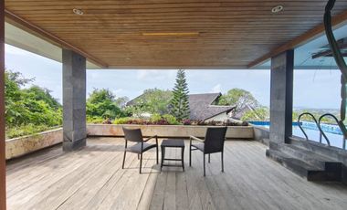 For Lease Monthly or Yearly Luxury Modern Villa With Big Stunning Pool And Sea View 3 Floor In Goa Gong, Jimbaran.