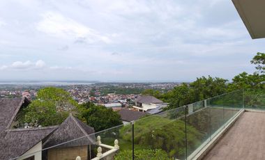 For Lease Monthly or Yearly Luxury Modern Villa With Big Stunning Pool And Sea View 3 Floor In Goa Gong, Jimbaran.