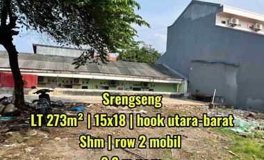 Murah masih nego ! Tanah Hook 270 m² di Srengseng Rp 3,2 M Nego – Bebas Banjir cocok untuk hunian jakarta barat