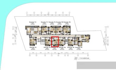 Unit 703, Rocco Condominium, 1-Bedroom, 7th Floor, 35.2sq.m