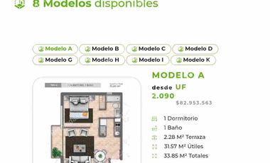 El Departamento que soñaste - ahora solo UF 2.100