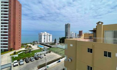 En Manta se Alquila Departamento de 4 Dormitorios . Sector Sur-Urbanización Pedro Balda