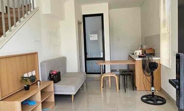 dijual san di sewakan cepat rumah 2 lantai full furnish di tallasa city cluster utopia