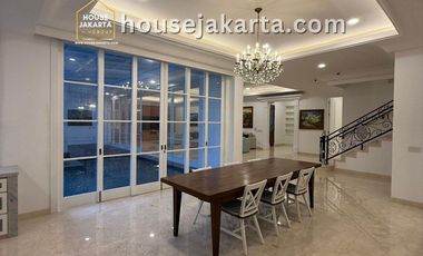 Luxury House for Sale in Kemang | Brand New, Private Pool & Lift . Fully Furnished