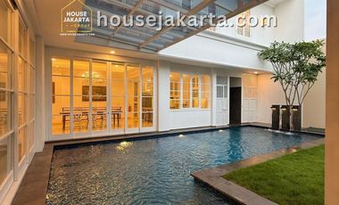 Luxury House for Sale in Kemang | Brand New, Private Pool & Lift . Fully Furnished