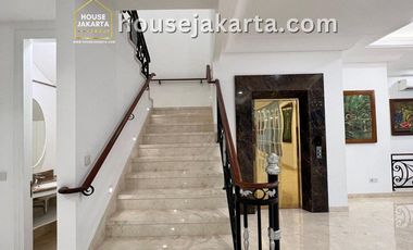 Luxury House for Sale in Kemang | Brand New, Private Pool & Lift . Fully Furnished