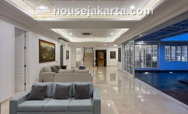 Luxury House for Sale in Kemang | Brand New, Private Pool & Lift . Fully Furnished
