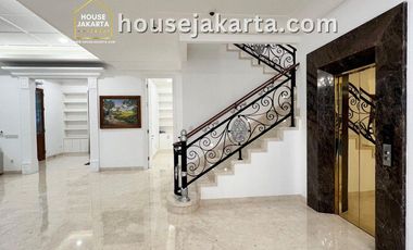 Luxury House for Sale in Kemang | Brand New, Private Pool & Lift . Fully Furnished