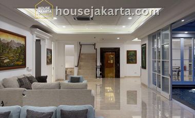 Luxury House for Sale in Kemang | Brand New, Private Pool & Lift . Fully Furnished