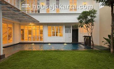 Luxury House for Sale in Kemang | Brand New, Private Pool & Lift . Fully Furnished