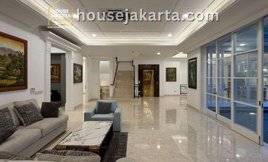 Luxury House for Sale in Kemang | Brand New, Private Pool & Lift . Fully Furnished