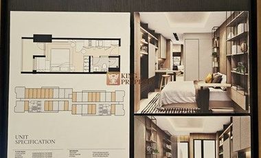 Cara bayar fleksibel! (ada promo) Brand New Siap Huni Dijual studio Apartemen Antasari Place jakarta selatan