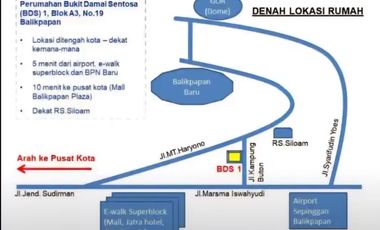 Dikontrakkan rumah cantik dan strategis di tengah kota Balikpapan