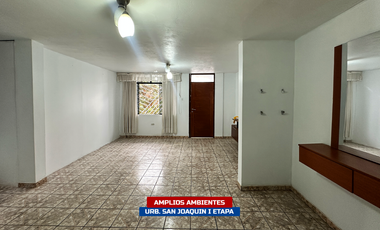 DÚPLEX EN ALQUILER: URB SAN JOAQUIN I ETAPA (ICA)