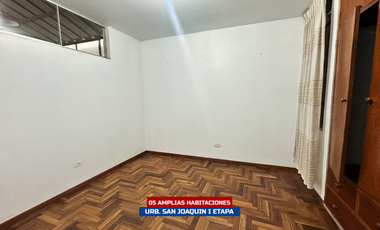 DÚPLEX EN ALQUILER: URB SAN JOAQUIN I ETAPA (ICA)