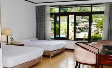 Hotel for sale in Puncak Pass Bogor. Profit potential if managed well is very large.