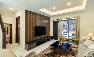 House for sale at Bandung Kota Baru Parahyangan 3 Bedroom 2 floor with garden fully furnished