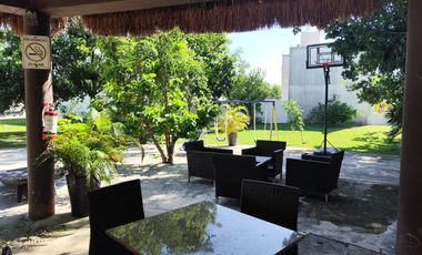 EN VENTA CASA DE DOS RECAMARAS CON ALBERCA EN AREA COMUN EN RESIDENCIAL MALLORCA.